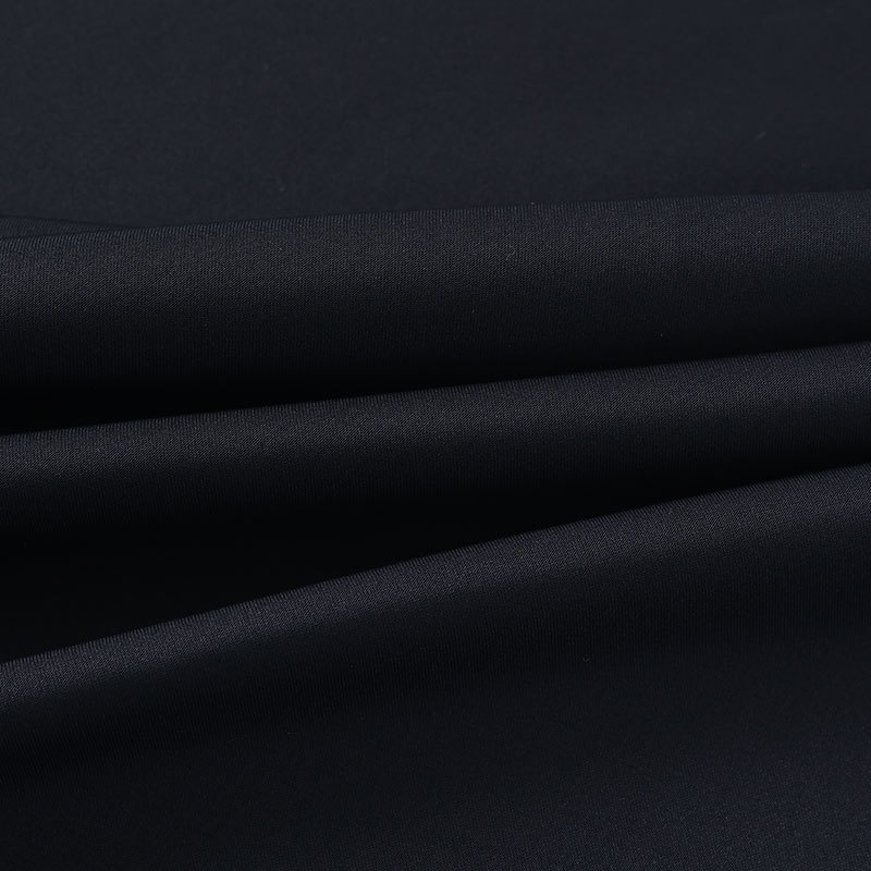 Normal Black Polyester Nida Fa